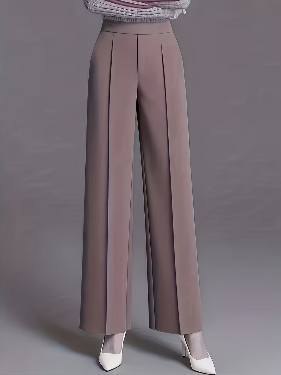 Claudia | High-Waisted Wide-Leg Trousers