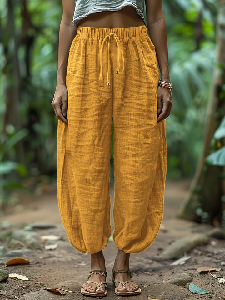 Marjorie | Relaxed Drawstring Lantern Trousers