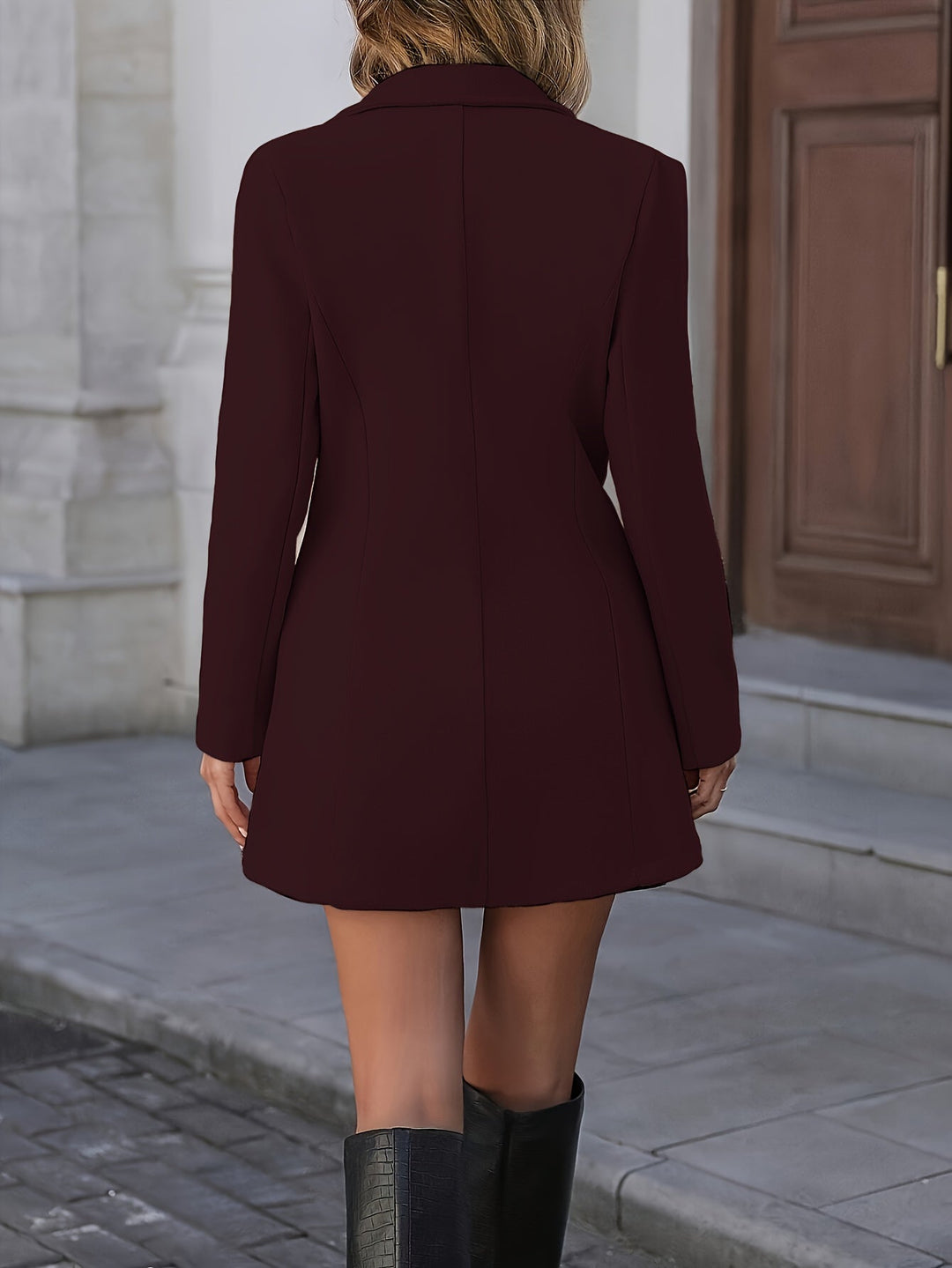 Annalise | Waist-Cinching Mid-Length Coat