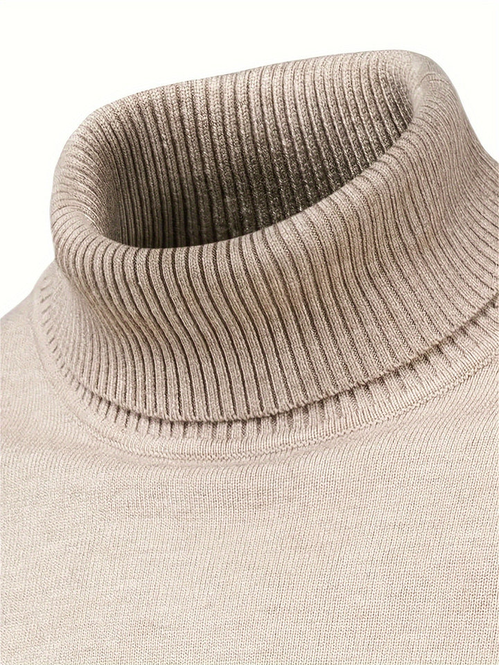 Malcolm | Classic Mock-Neck Jumper