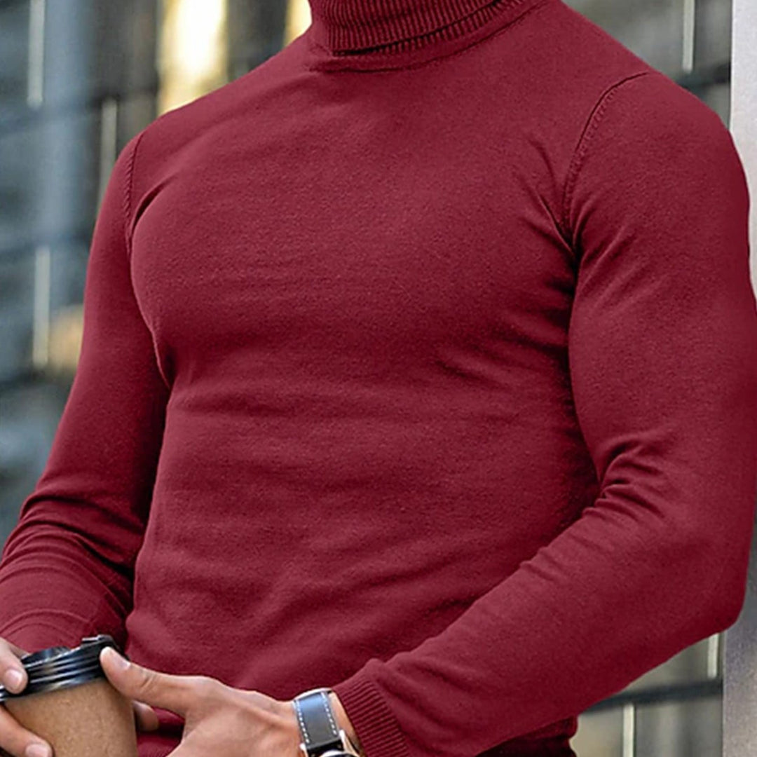 Dominic | Refined High-Neck Turtleneck