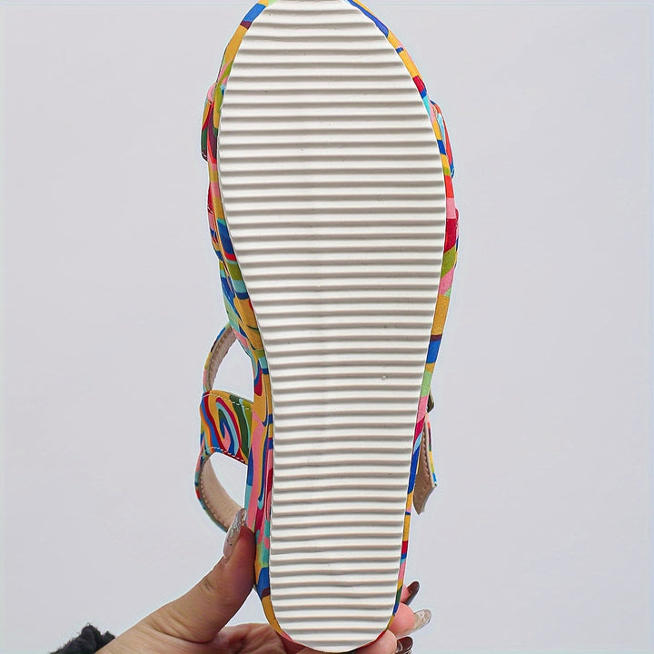 Rosalind | Elegant Strappy Platform Wedge Sandals