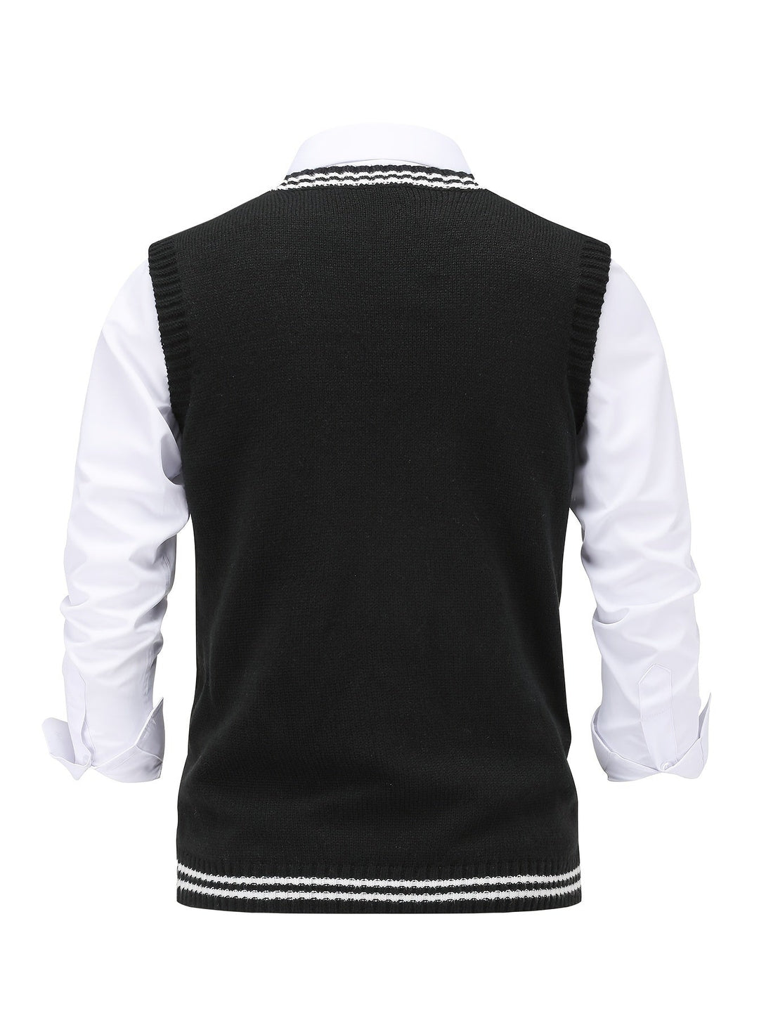 Gideon | Cable-Knit V-Neck Jumper Vest