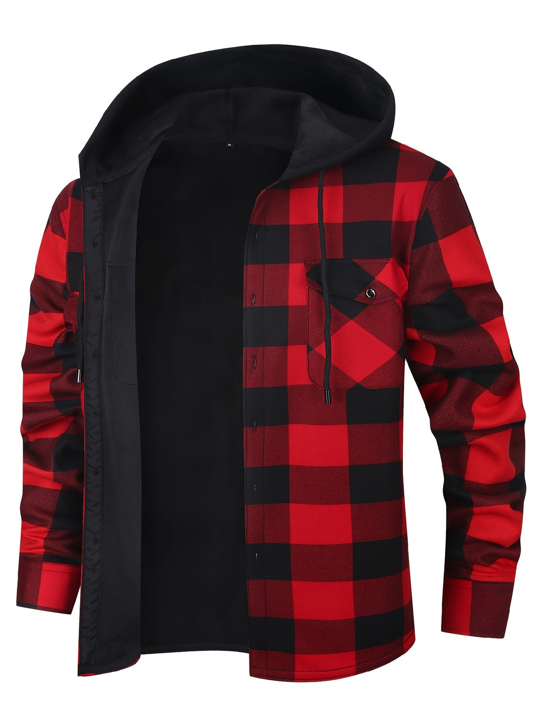 Desmond | Hooded Check Shirt Jacket