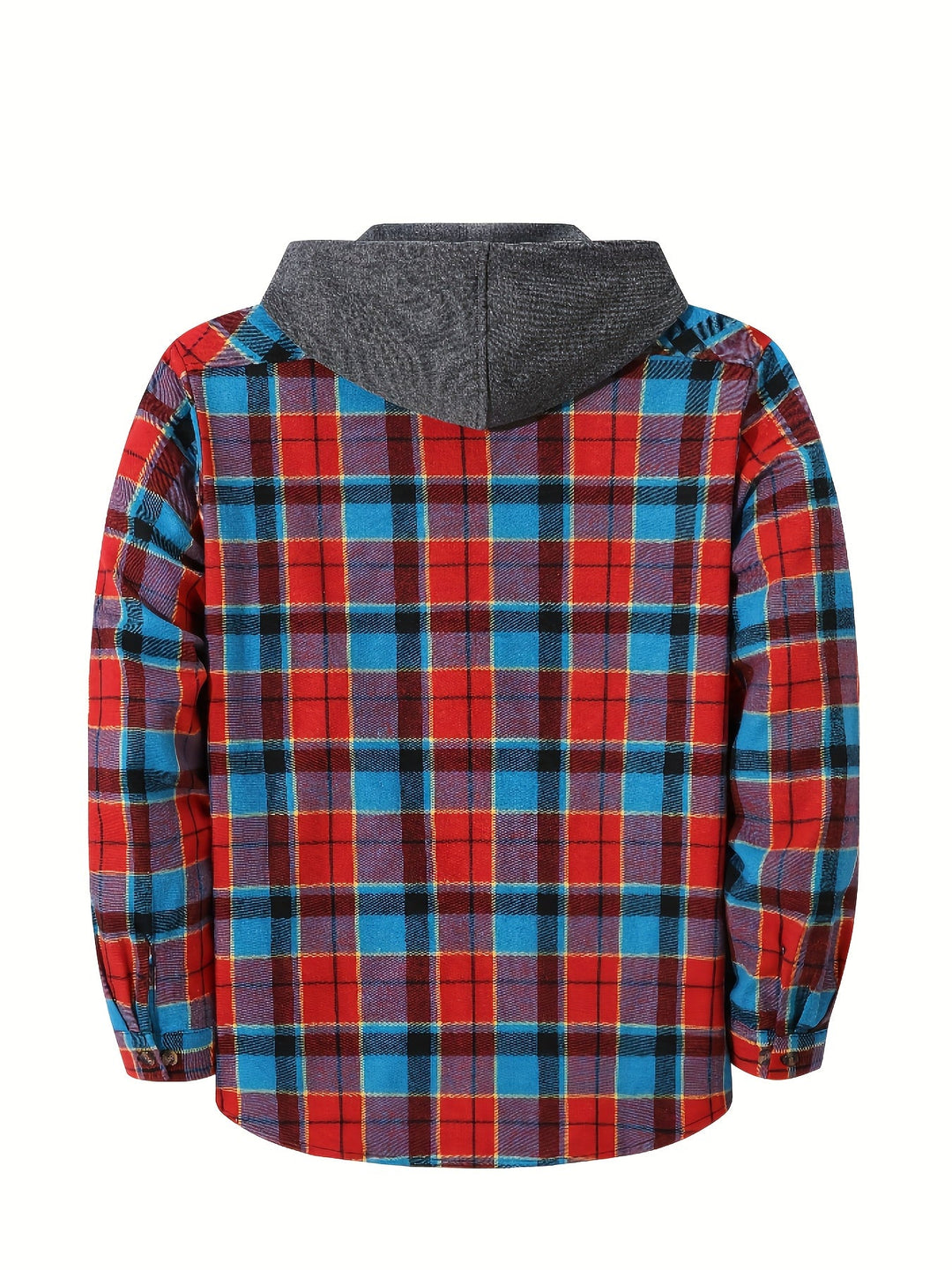 Braxton | Checked Hooded Shirt