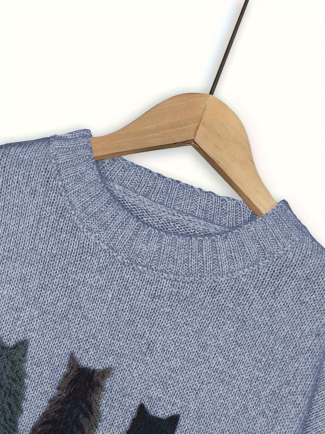 Tamara | Cozy Cat-Print Jumper