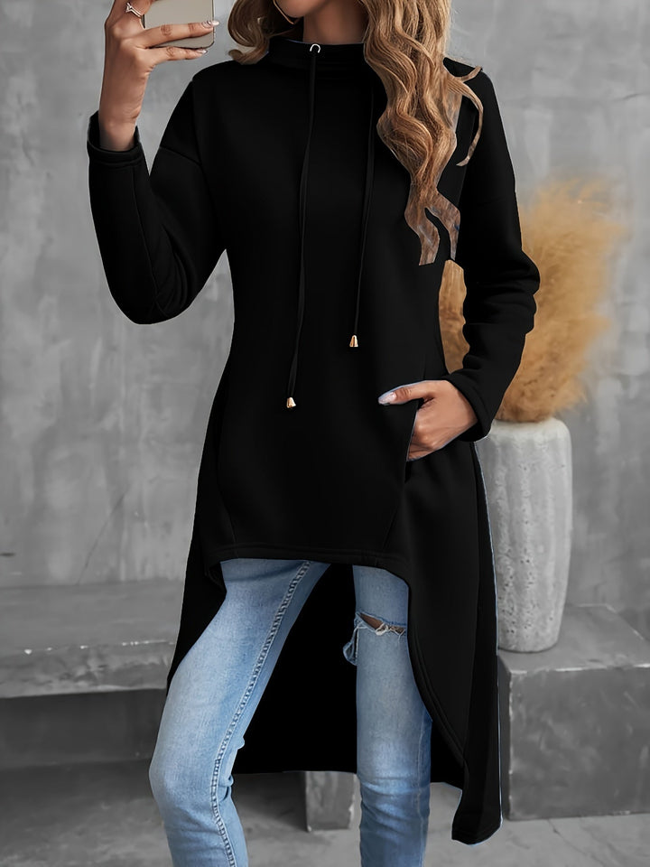 Tabitha | High-Low Drawstring Hoodie
