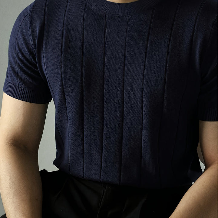 Curtis | Ribbed Short-Sleeve Top