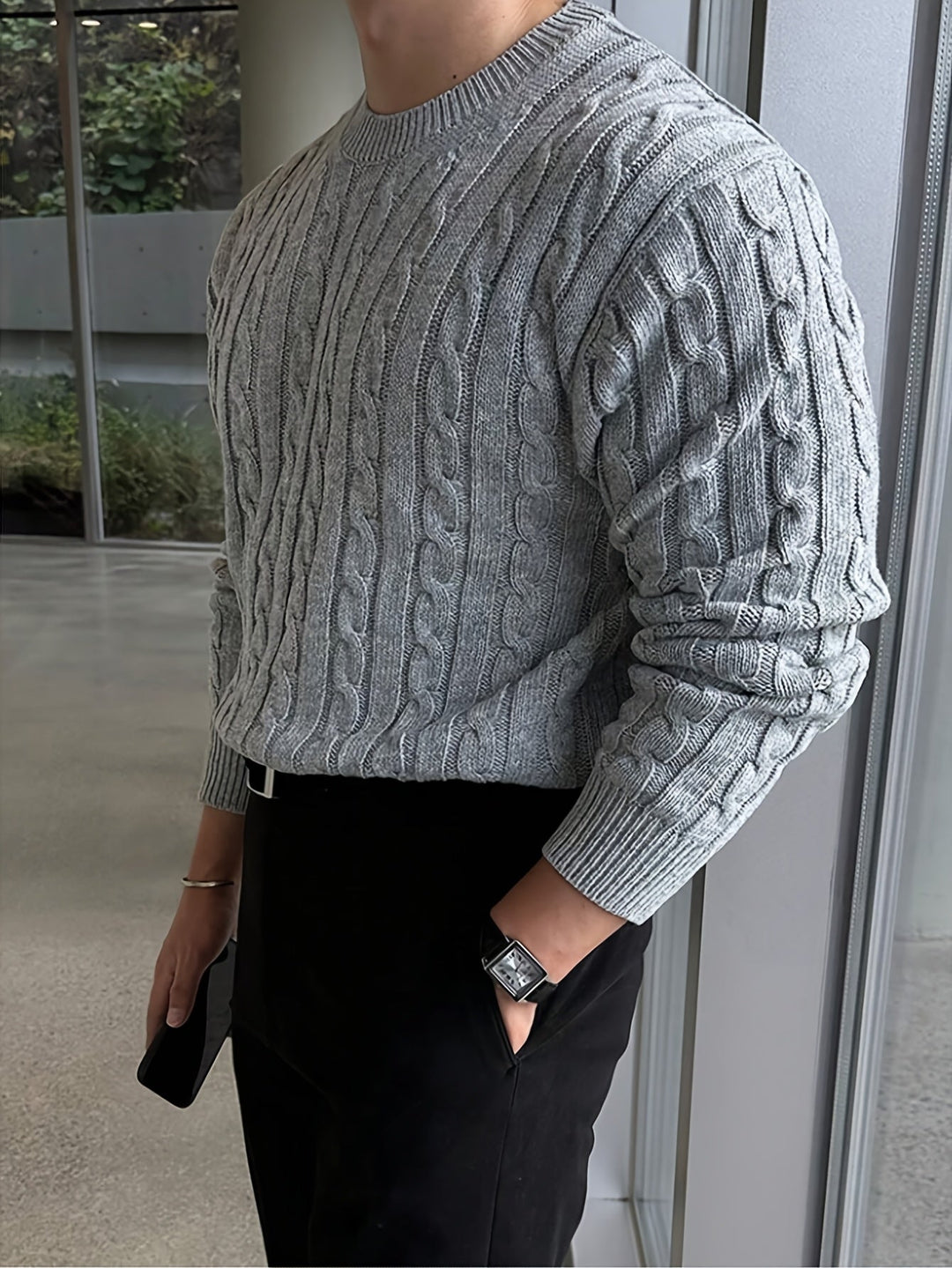 Preston | Twisted Cable Pullover Jumper
