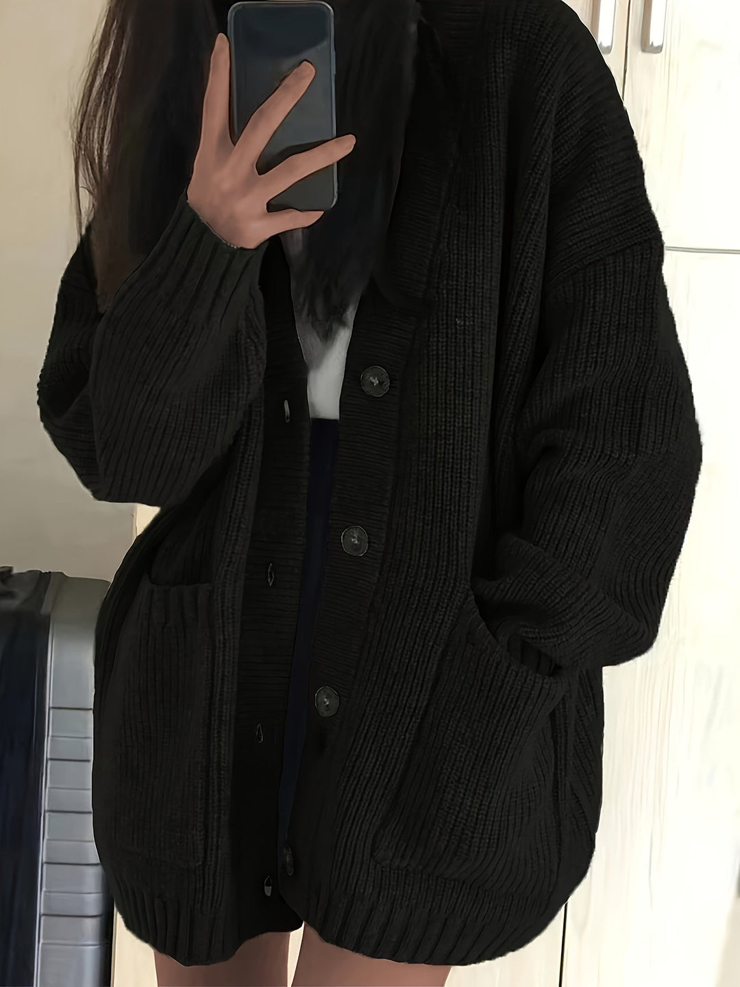 Maisie | Relaxed Button-Front Cardigan