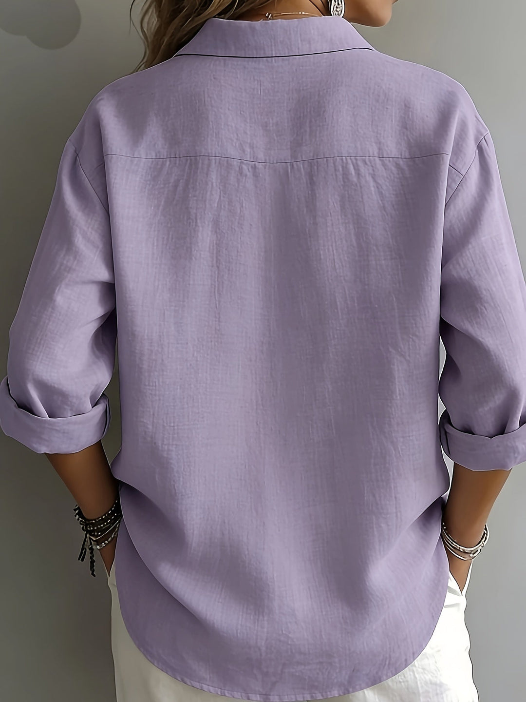Freya | Relaxed Collared Blouse