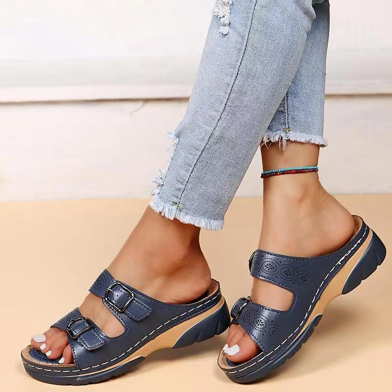 Genevieve | Cushioned Comfort Sandals