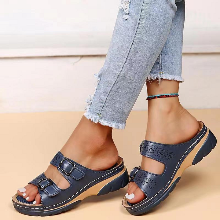 Genevieve | Cushioned Comfort Sandals
