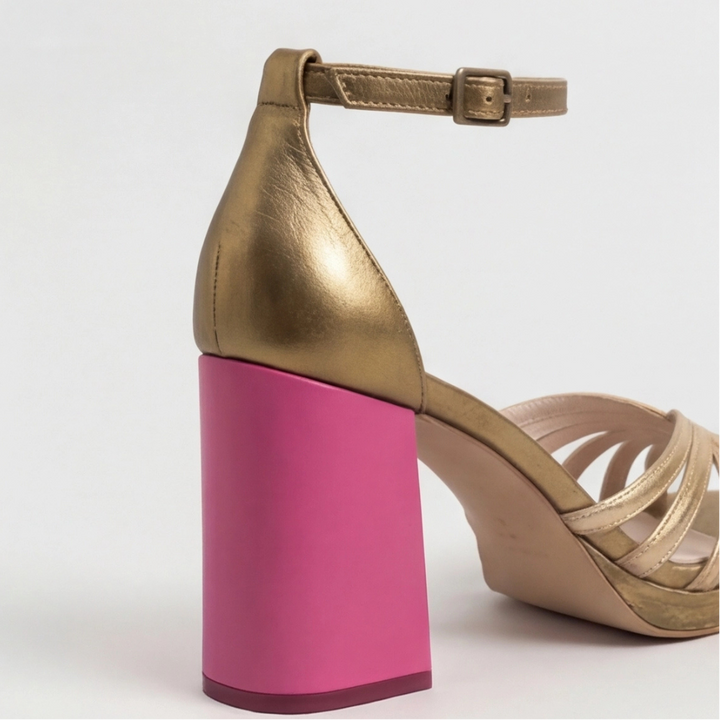 Megan | Stylish Web Style Block Heel