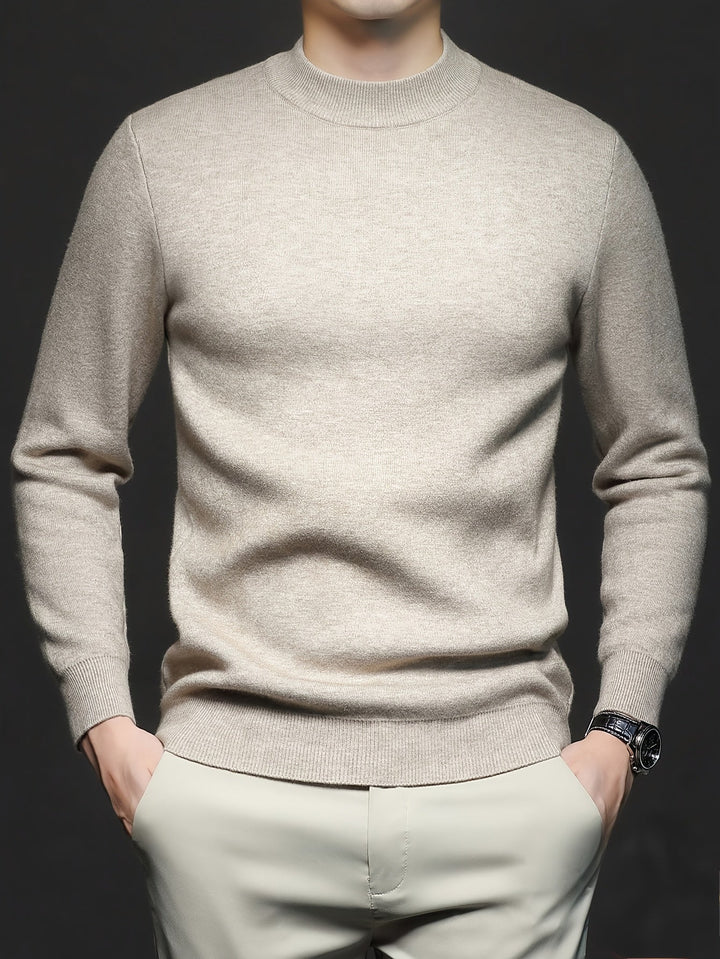 Russell | Refined Mock-Neck Jumper