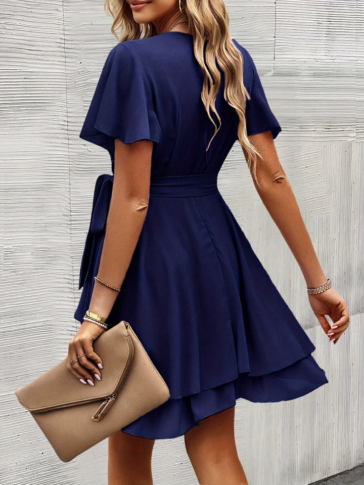 Cassandra | Ruffled Wrap Dress