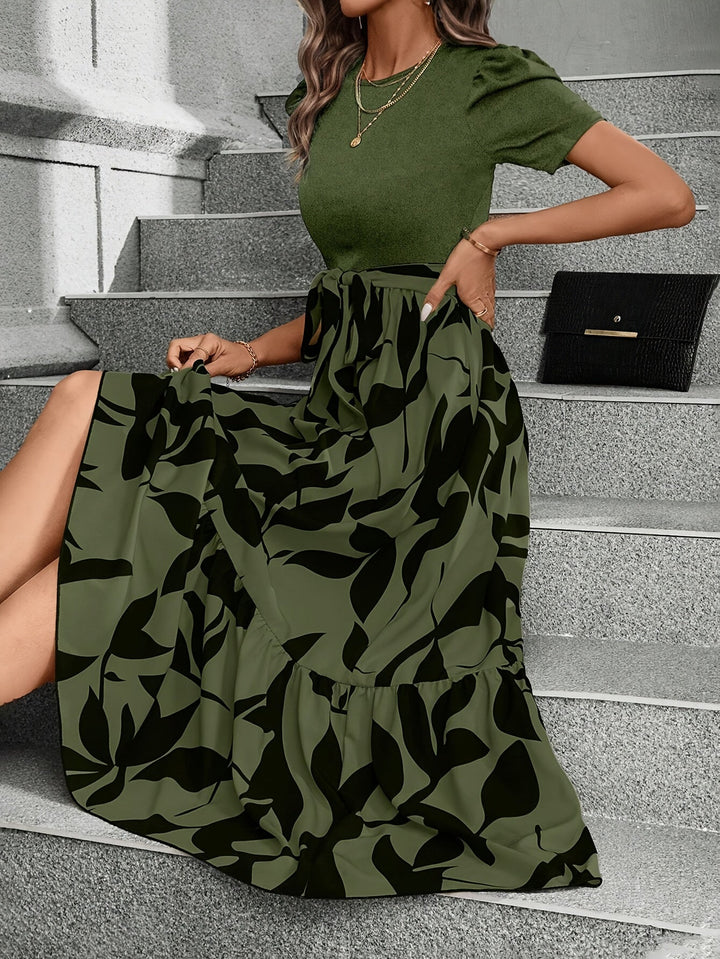 Helena | Printed Tiered Maxi Dress