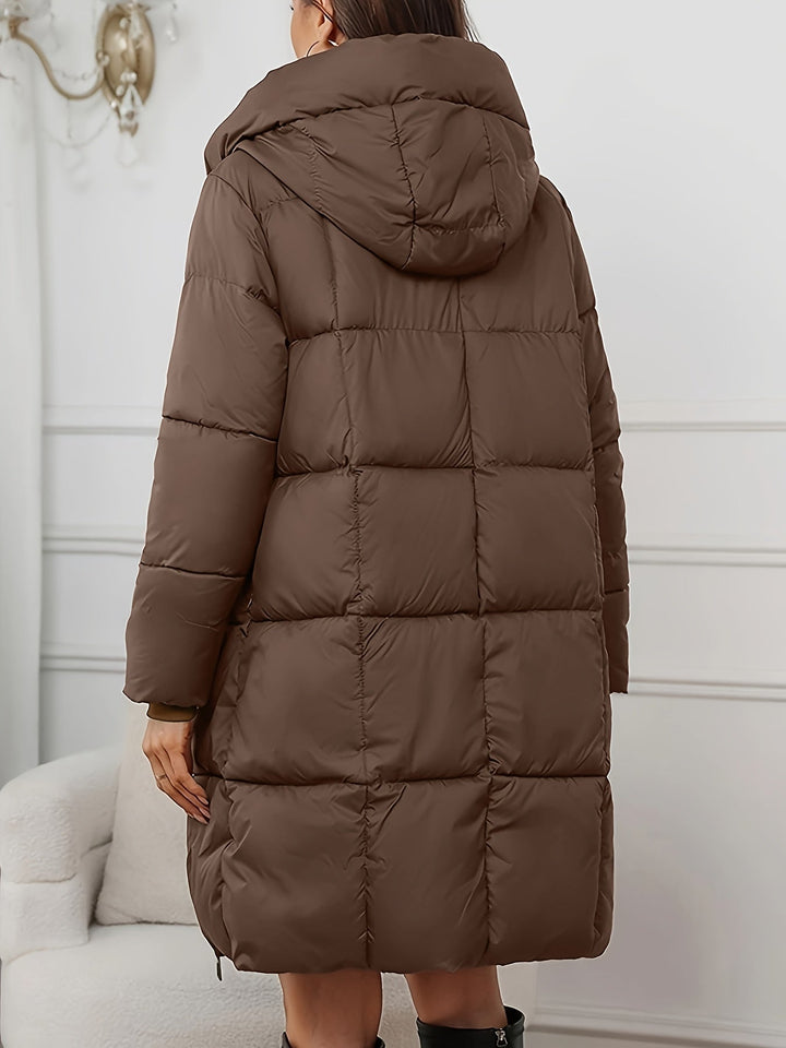 Camilla | Hooded Longline Puffer Coat