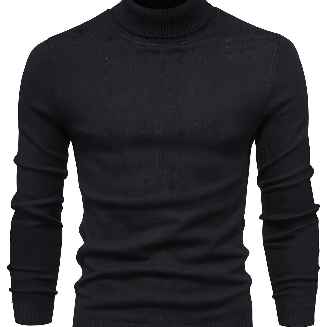 Malcolm | Classic Mock-Neck Jumper