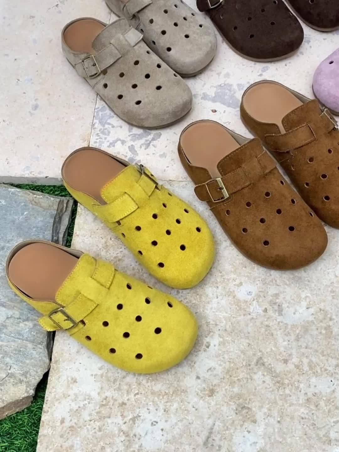 Marion | Buckle-Detail Slip-On Clogs