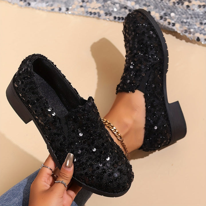 Bernadette | Sparkling Slip-On Loafers