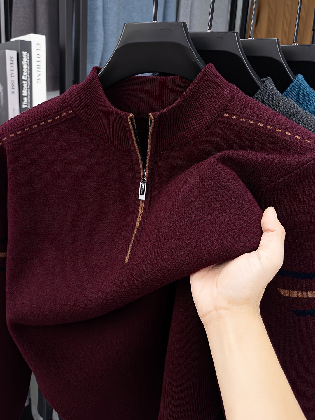 Daniel | Half-Zip Knit Jumper