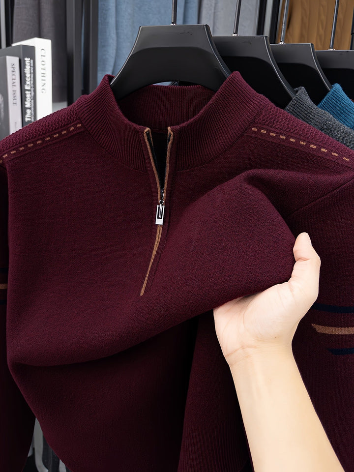 Daniel | Half-Zip Knit Jumper