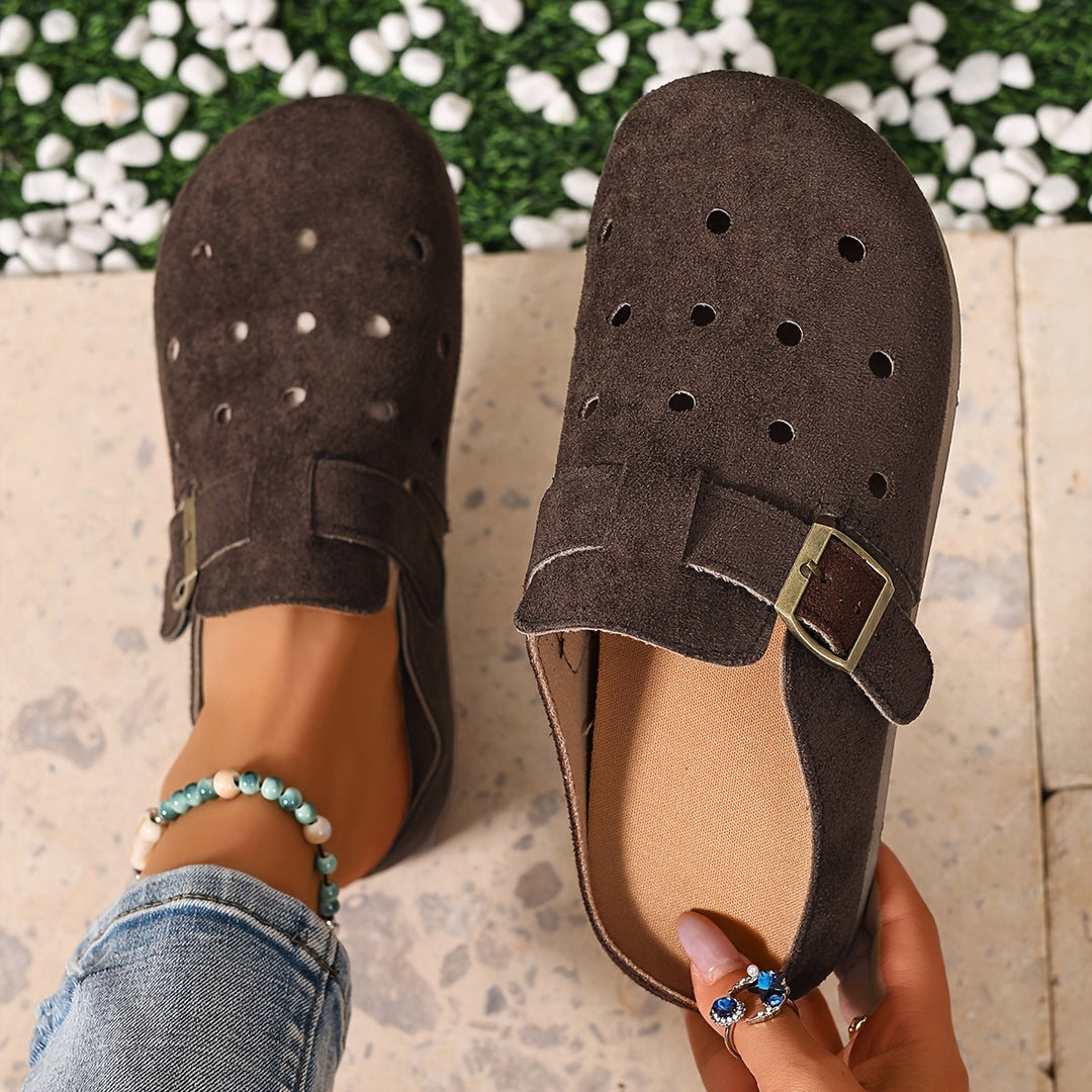 Marion | Buckle-Detail Slip-On Clogs