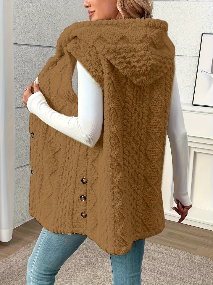 Lorna | Cozy Hooded Sleeveless Vest