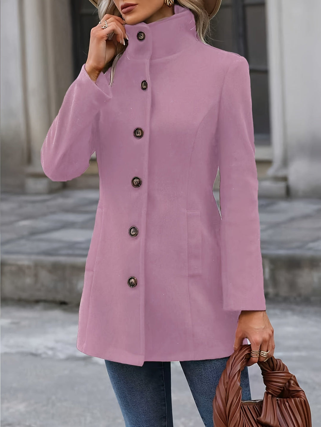 Annalise | Waist-Cinching Mid-Length Coat