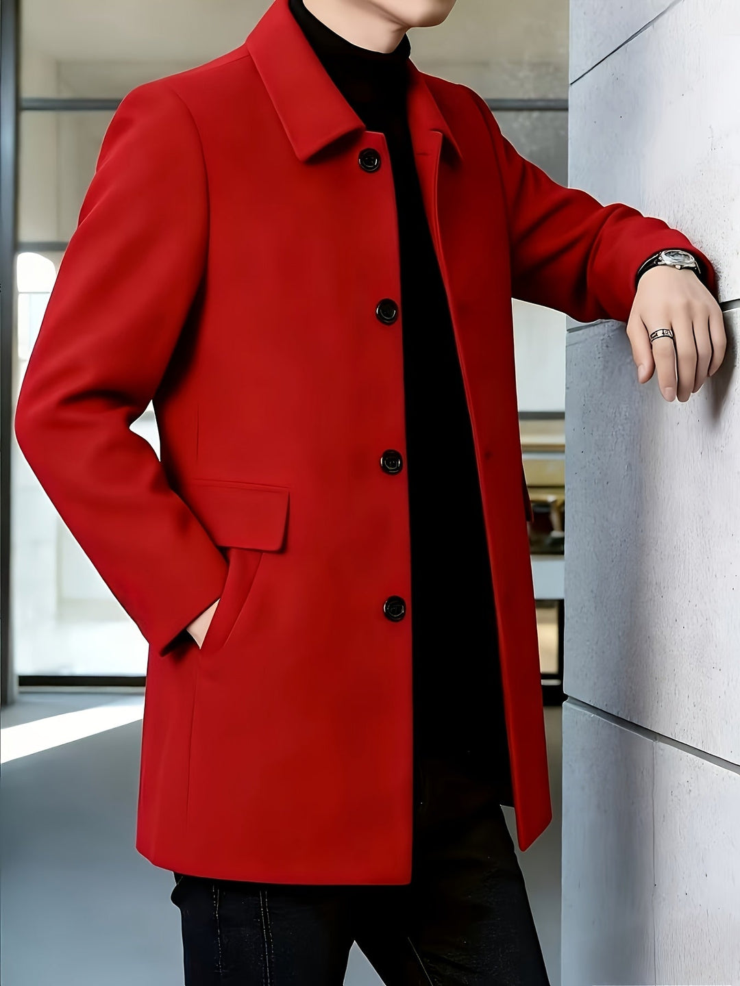 Gerard | Refined Single-Breasted Overcoat