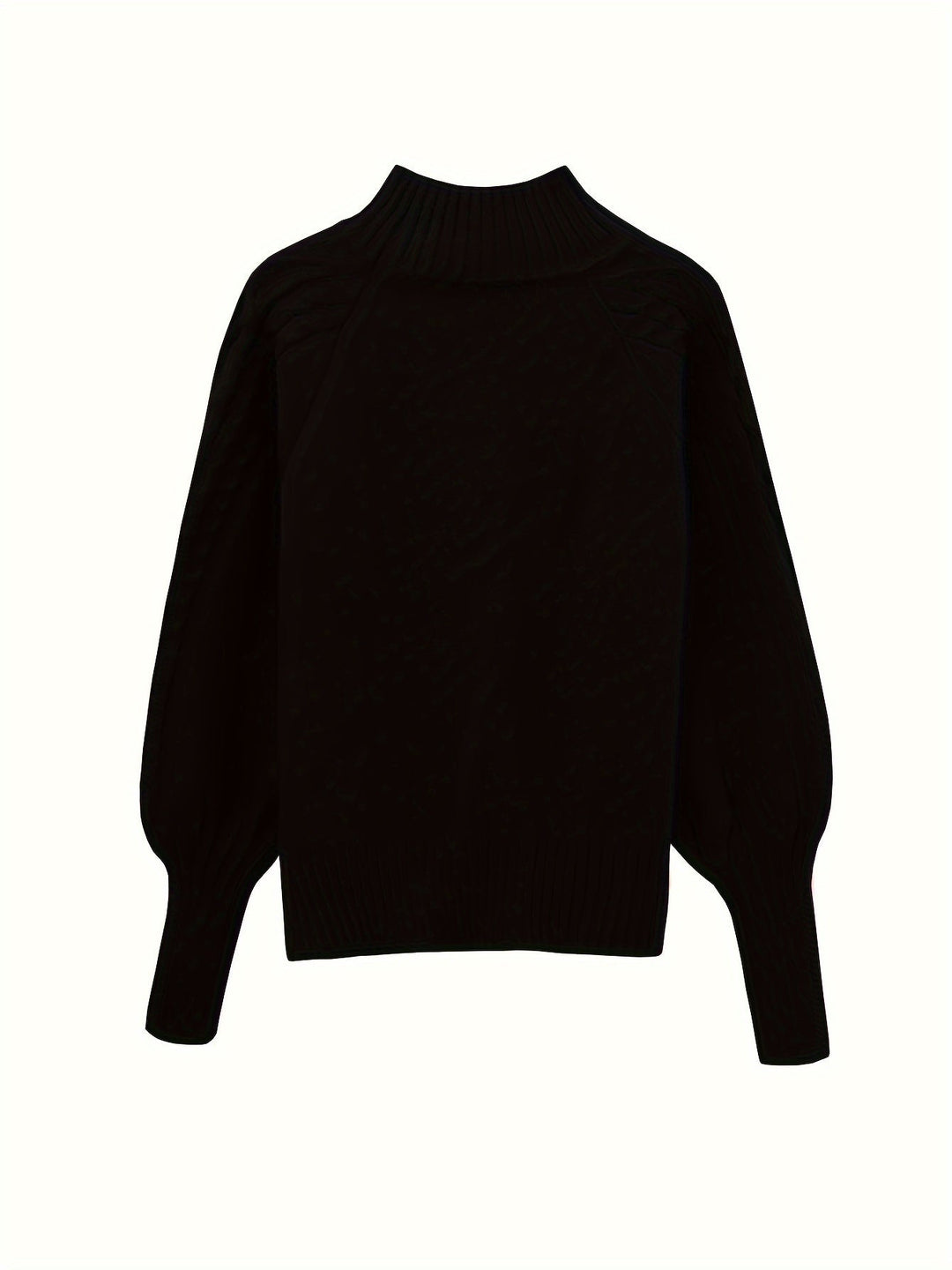 Eloise | Textured Half-Collar Jumper