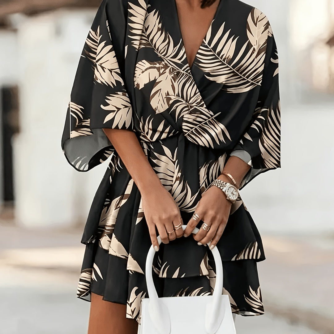 Rosanna | Flowing Batwing Wrap Dress