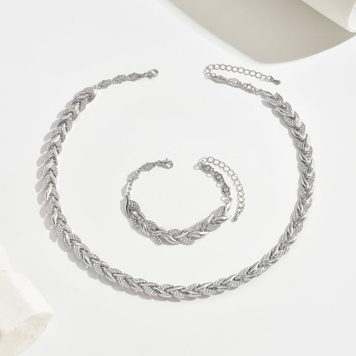 Marlene | Elegant Necklace and Bracelet Set
