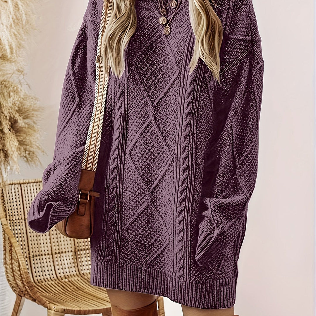 Tabitha | Cable-Knit Jumper Dress
