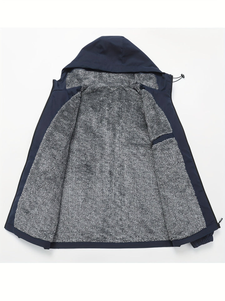 Victor | Cozy Fleece-Lined Hooded Jacket