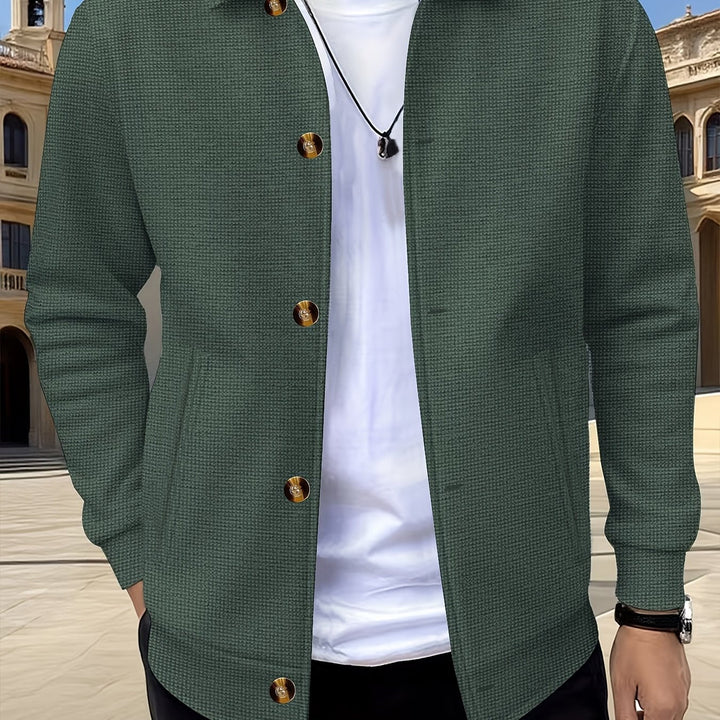 Foster | Textured Button-Up Jacket
