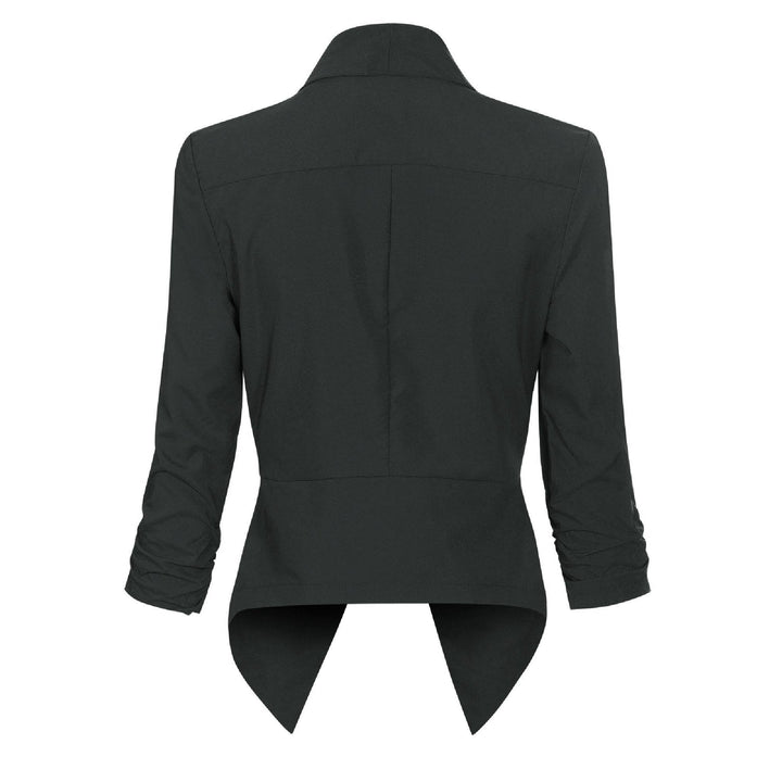 Penelope | Open-Front Draped Blazer