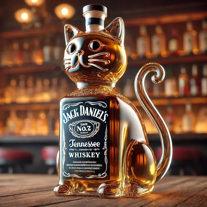 Randy | Whisky Bottle Cat Design