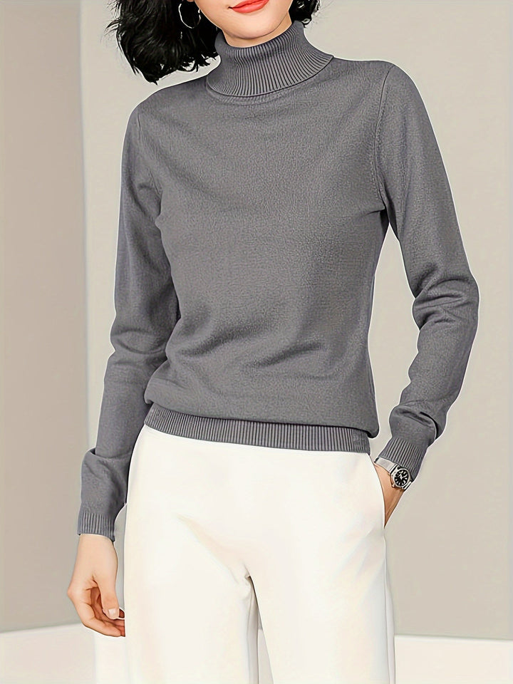 Maribel | Refined Mock Neck Jumper