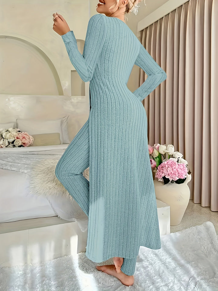 Marina | Ribbed Lounge Two-Piece Set