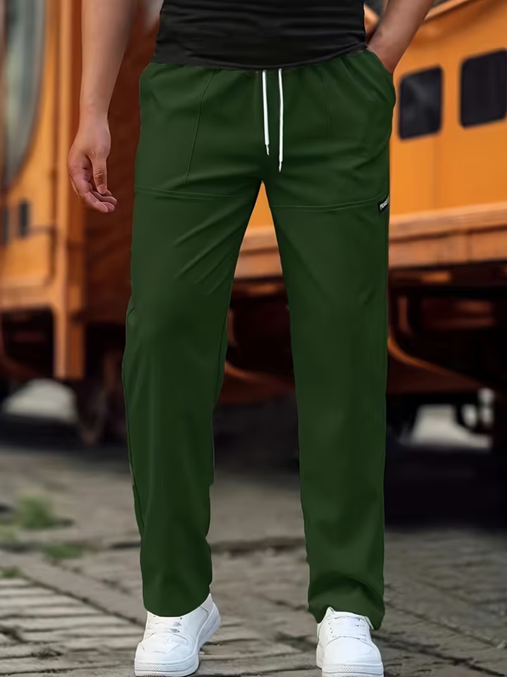 Ryan | Casual Lightweight Straight-Leg Trousers
