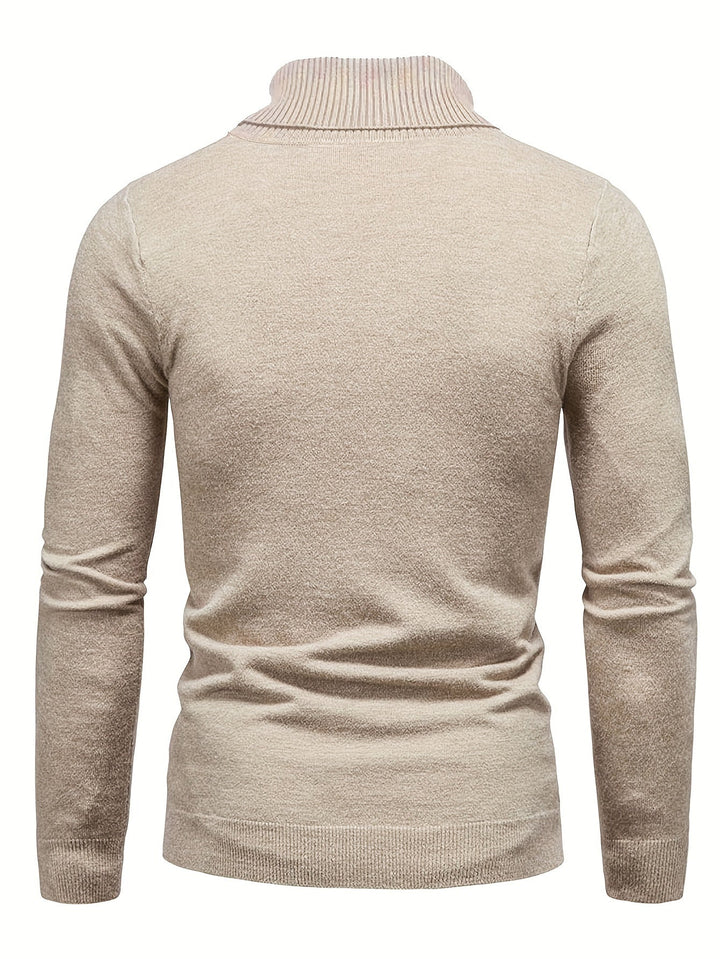Malcolm | Classic Mock-Neck Jumper