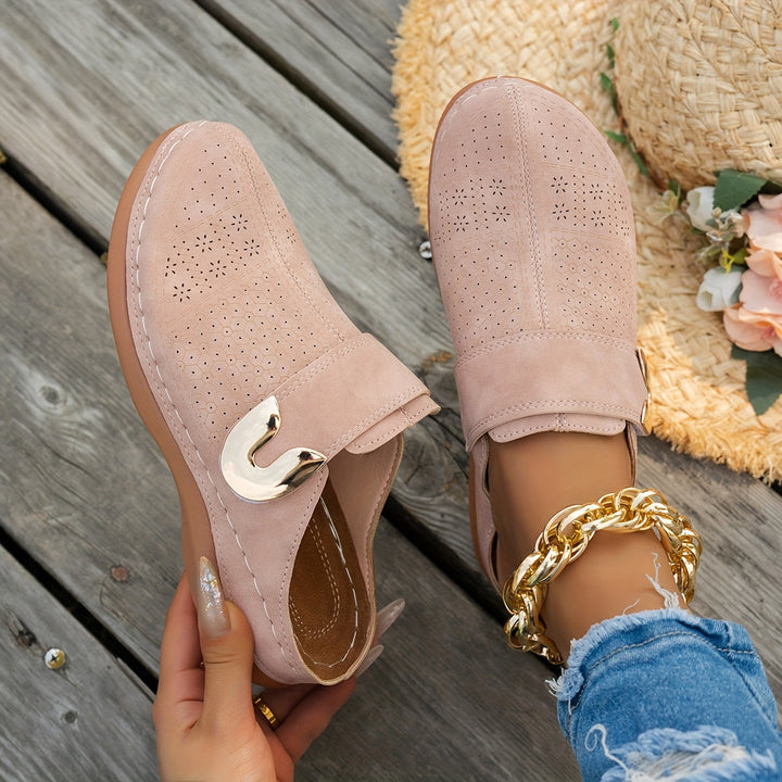 Annalise | Cushioned Wedge Clogs