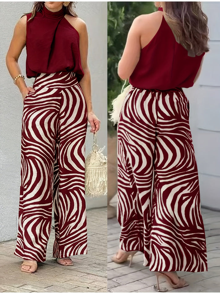 Margot | Sleeveless Wide-Leg Two-Piece Set