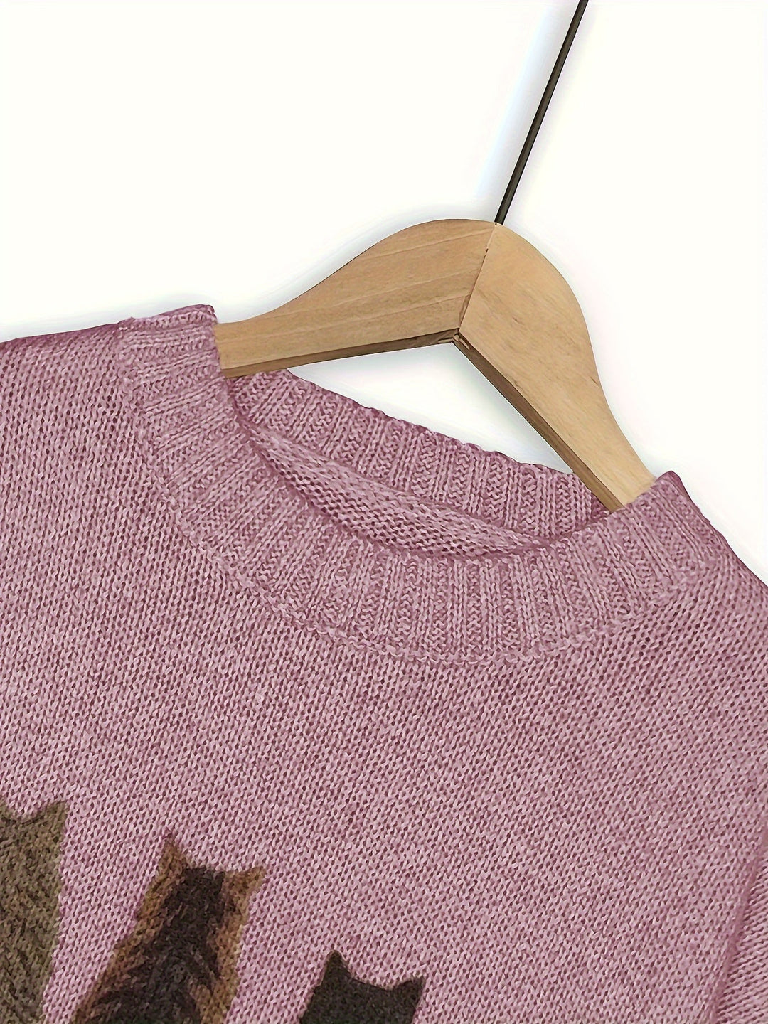 Tamara | Cozy Cat-Print Jumper
