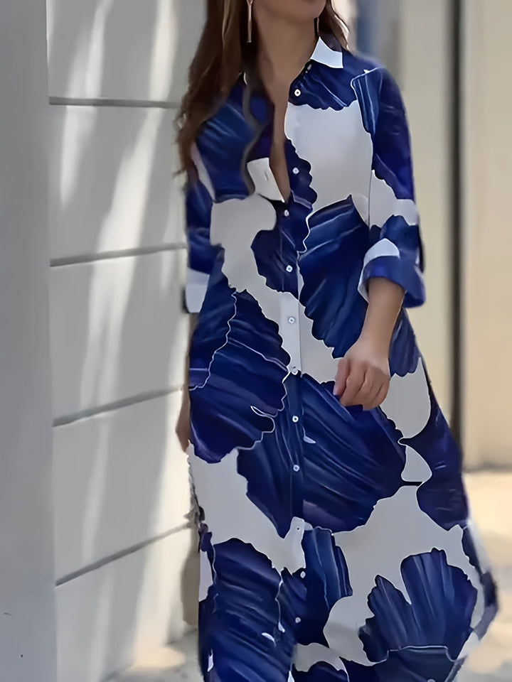 Larissa | Flowing Print Maxi Dress