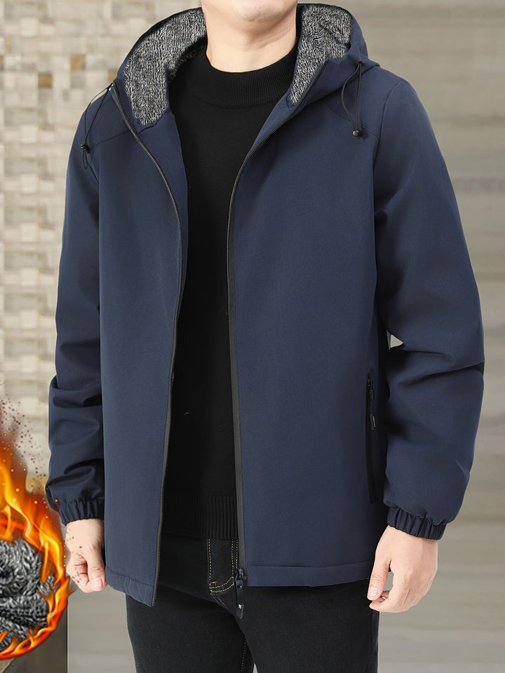 Victor | Cozy Fleece-Lined Hooded Jacket