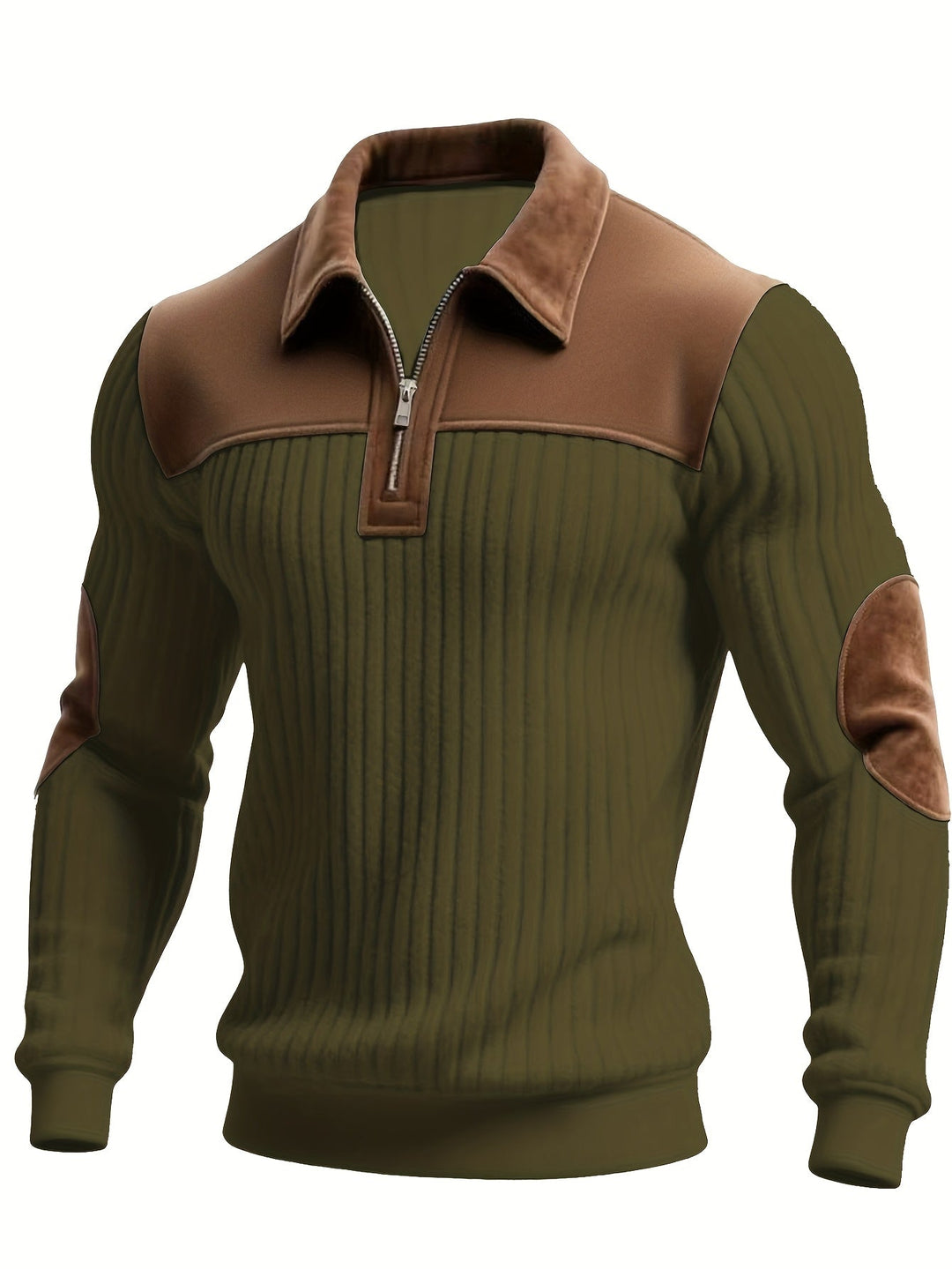 Roland | Two-Tone Quarter-Zip Pullover
