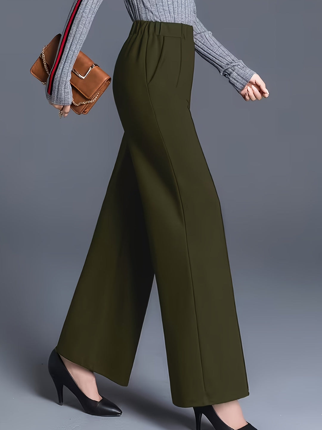 Josie | High-Waisted Wide-Leg Trousers
